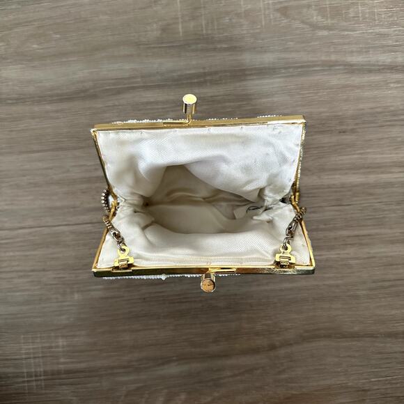 Vintage Micro Beaded Bag Clutch Styled By Laura U.S.A - Picture 6 of 12